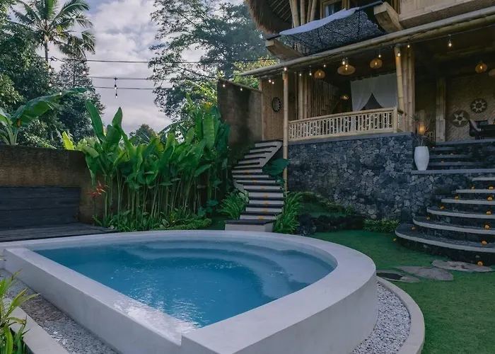 ヴィラ Makerti Bali~bamboo House Selat